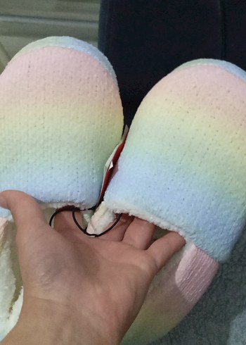 37 Beden çeşitli Renk Pastel Renkli Örgü Sıcak Terlik