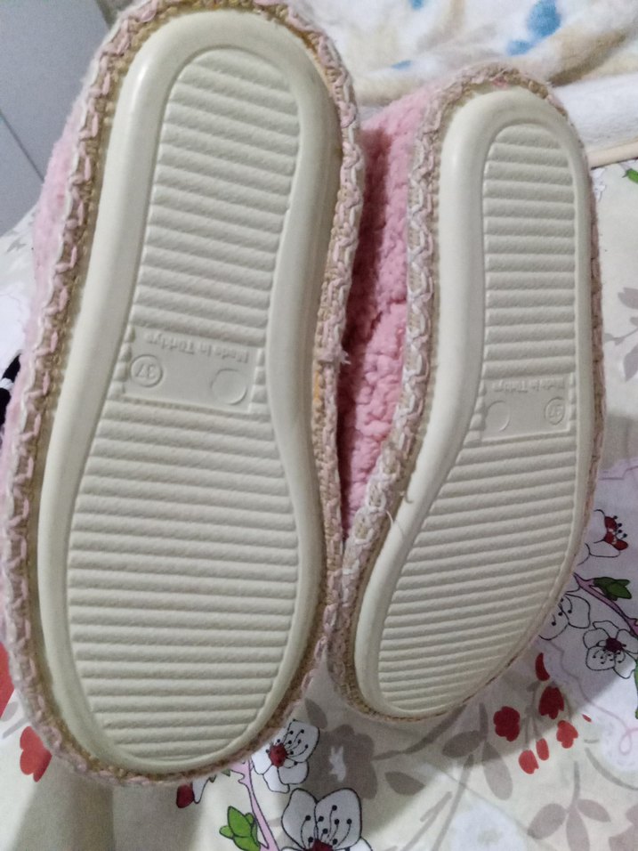 Kız Çocukları İçin Pembe Bohem Sıcak Terlik - Görsel 4