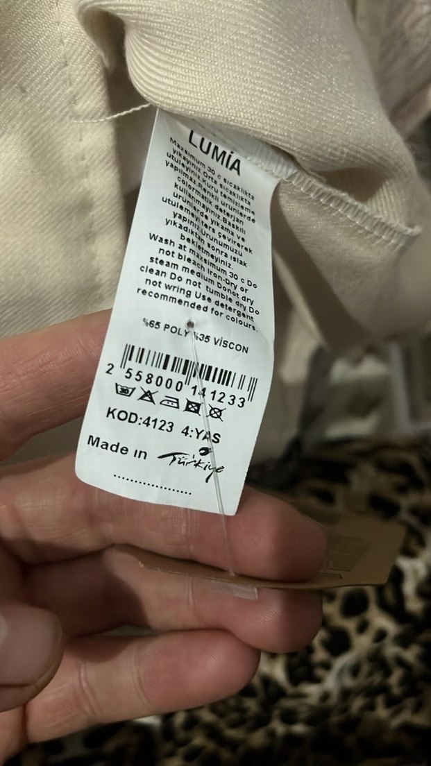 Bej Nakışlı Kız Elbisesi - Görsel 5