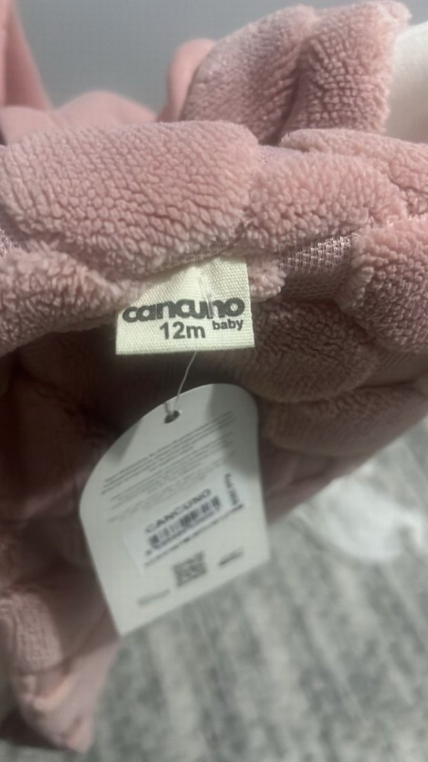 Pembe Kürk Detaylı Bebek Kız Takımı - Görsel 3