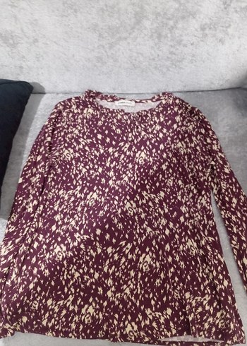 Uzun Kollu Bohem Desenli Hamile Bluzu - Görsel 3