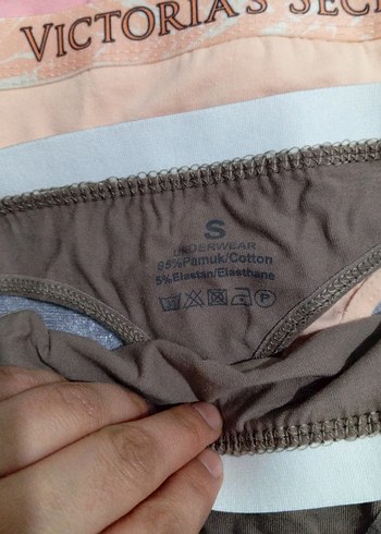 Victoria's Secret Renkli Midi Kadın Külotlar - Görsel 5