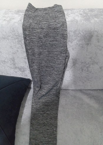 Gri Spor Kadın Tayt - Görsel 4