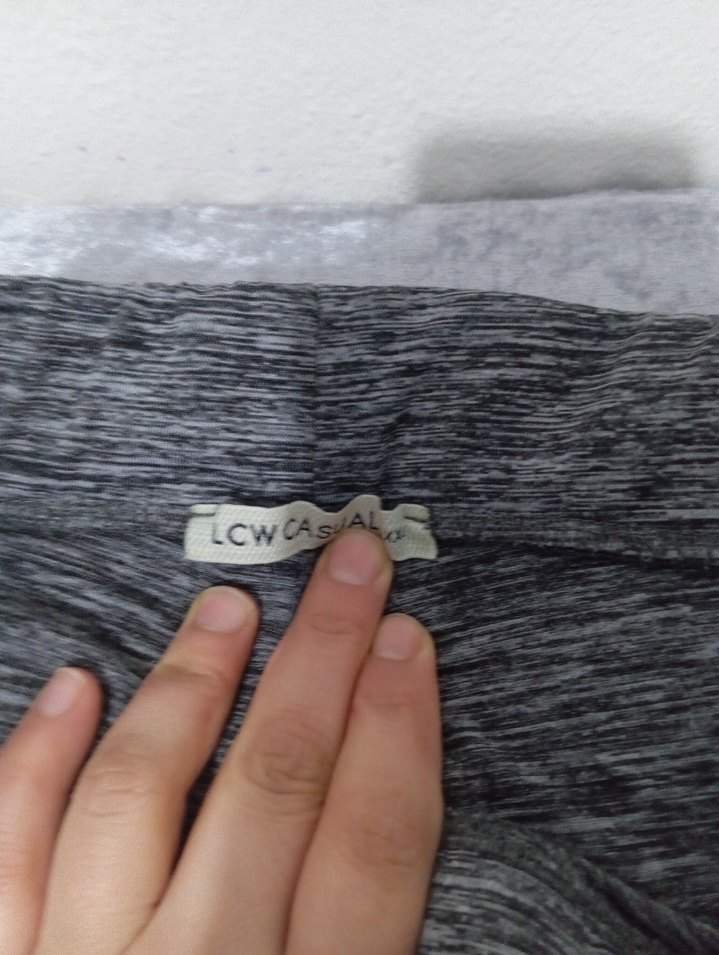 Gri Spor Kadın Tayt - Görsel 2