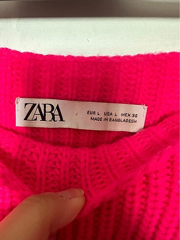 Zara Pembe kazak yün