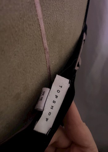 Gri Bağlama Desenli Strappy Mini Elbise - Görsel 4