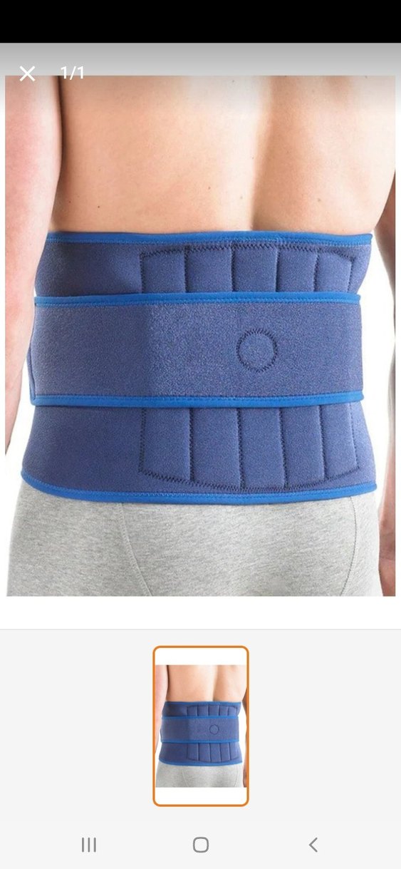 Neo G Lumbostat Standart Beden Mavi Korse - Görsel 2