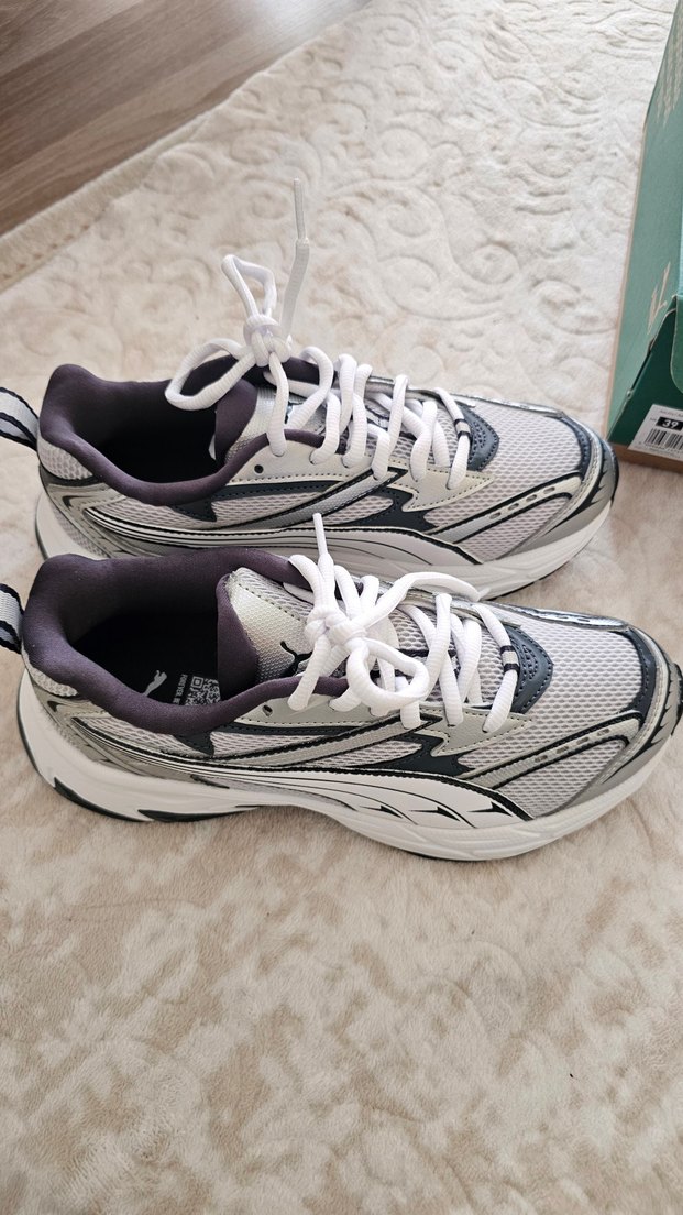 Puma Morphic Unisex Gri Spor Ayakkabı - Görsel 2