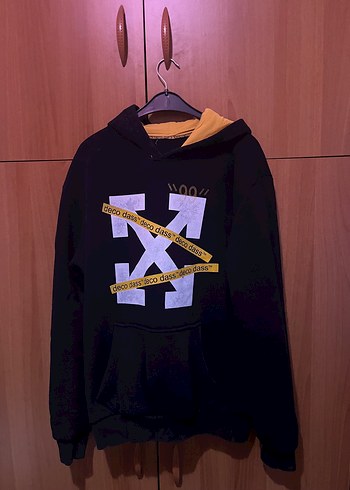Diğer Siyah Oversize Kapusonlu Sweatshirt