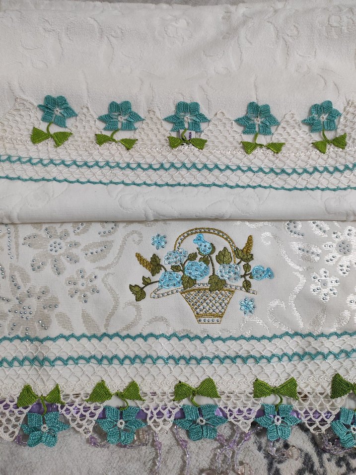 el emeği danteli havlu - Görsel 5