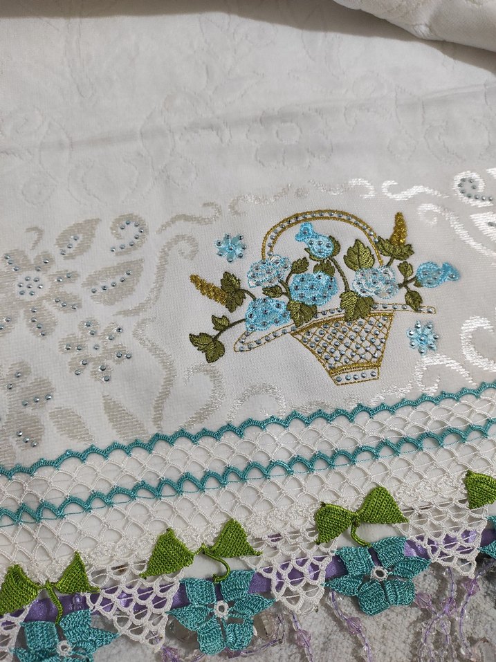 el emeği danteli havlu - Görsel 4