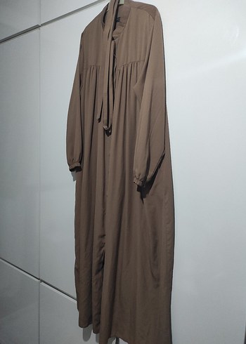 Bej Uzun Dökümlü ferace - Görsel 2