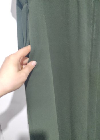 Kadın Haki Uzun ferace - Görsel 2