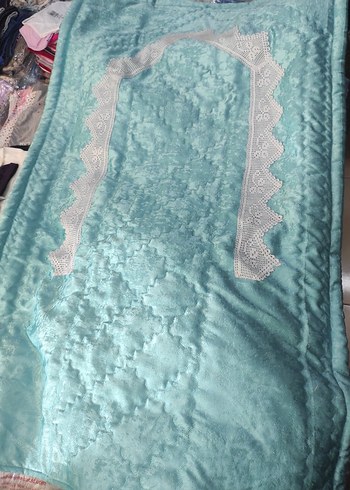 dantelli Turkuaz seccade - Görsel 2