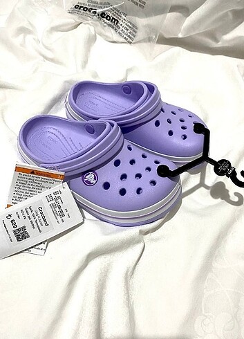 29 Beden mor Renk Crocs Terlik Çocuk
