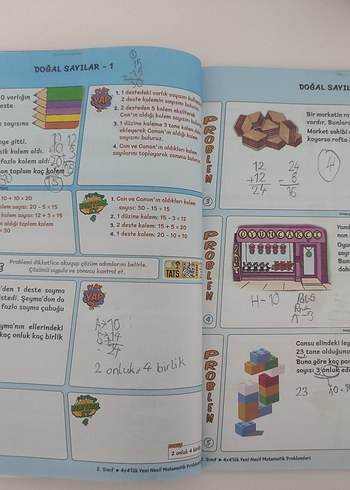 Dört Dörtlük 2. Sınıf Matematik Problemleri - Görsel 4