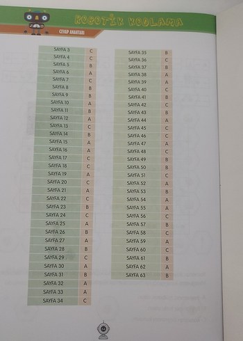 2. Sınıf Robotik Kodlama Dikkat Geliştirme Kitabı - Görsel 7