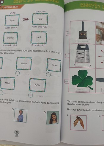 2. Sınıf Robotik Kodlama Dikkat Geliştirme Kitabı - Görsel 6