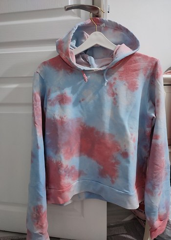 Trendyol Renkli Batik Desenli Sweatshirt - Görsel 2