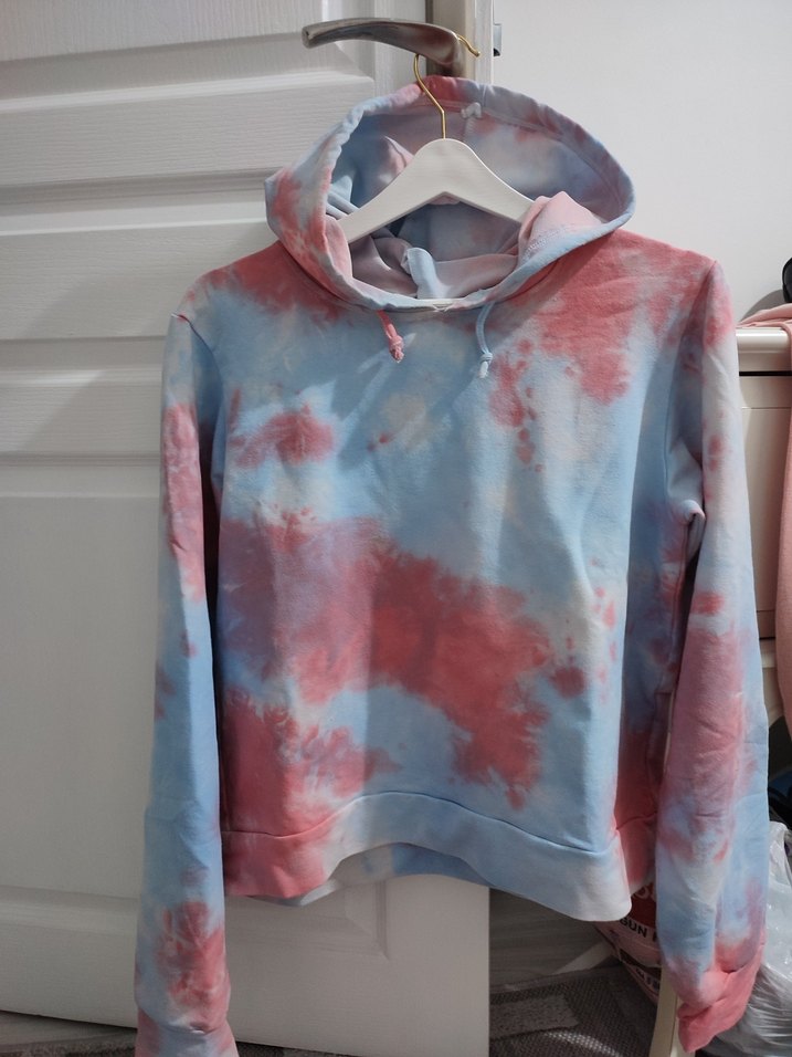 Trendyol Renkli Batik Desenli Sweatshirt - Görsel 2