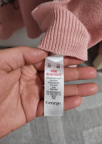 Triko Kazak
UK 20 (TR 4850 / XL-XXL) Rahat kalıp - Görsel 3