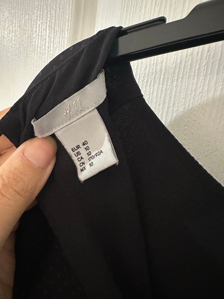 Siyah Midi Kadın Elbise Kısa Kollu - Görsel 5