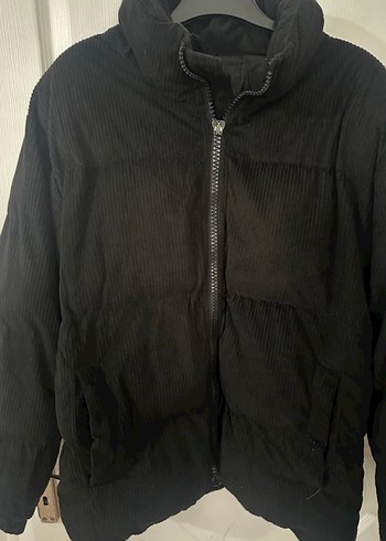 Siyah Fermuarlı Kadın Midi Ceket - Görsel 3