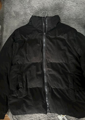 Siyah Fermuarlı Kadın Midi Ceket - Görsel 4