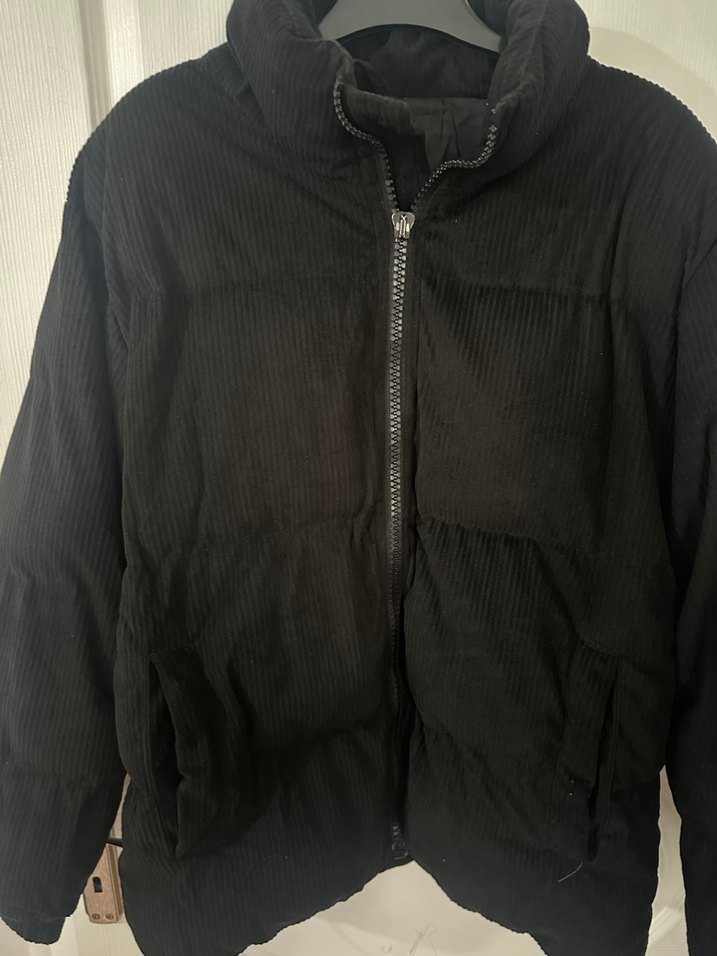 Siyah Fermuarlı Kadın Midi Ceket - Görsel 3