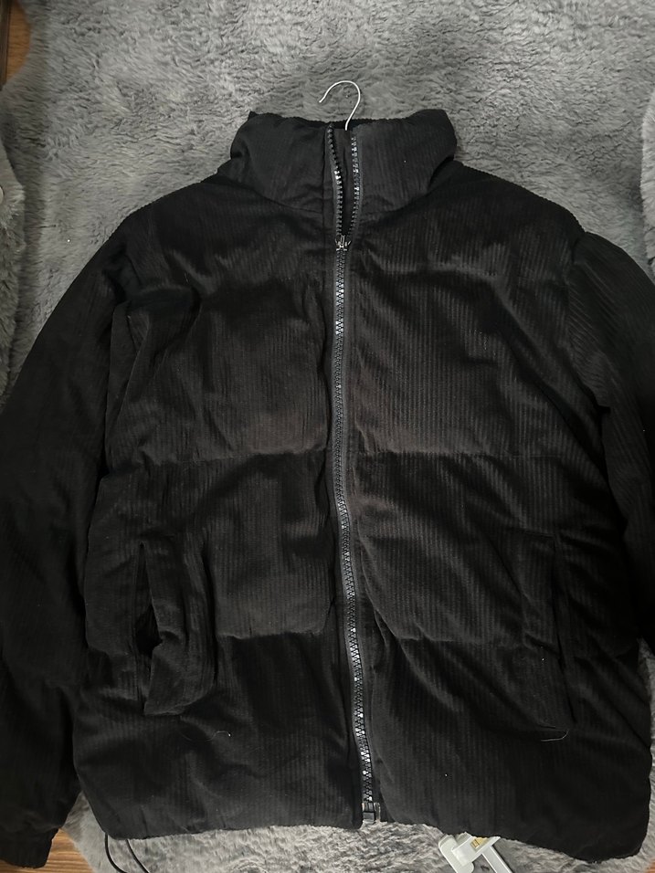 Siyah Fermuarlı Kadın Midi Ceket - Görsel 4