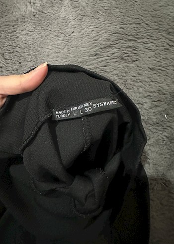 Siyah Kadın Spor Tayt - Görsel 3