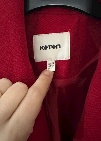 Kırmızı Uzun Kaban - Görsel 3