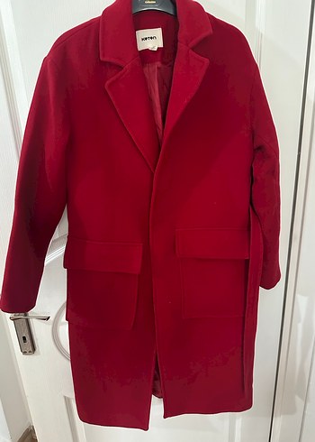 Kırmızı Uzun Kaban - Görsel 2