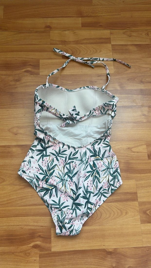 Yeşil Bohem Desenli Askılı Mayo - Görsel 2