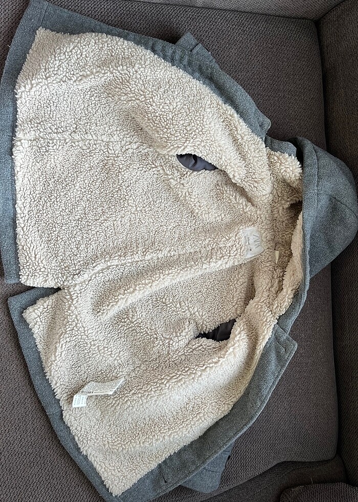 Zara kapüşonlu kışlık kaban - Görsel 4