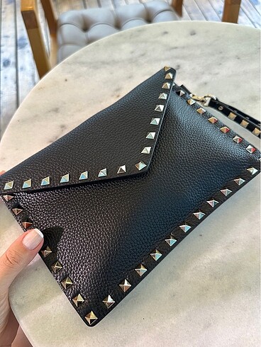  Beden siyah Renk Valentino Clutch