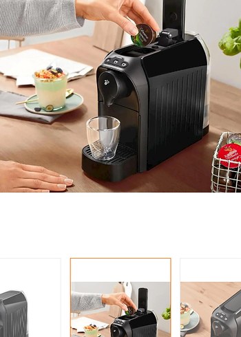  Beden Tchibo Cafissimo Easy, Siyah Espresso Makinesi