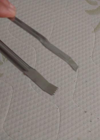 maşa Çelik ucu tırtıklı dayanıklı ve sağlamdır Sıfır ürün