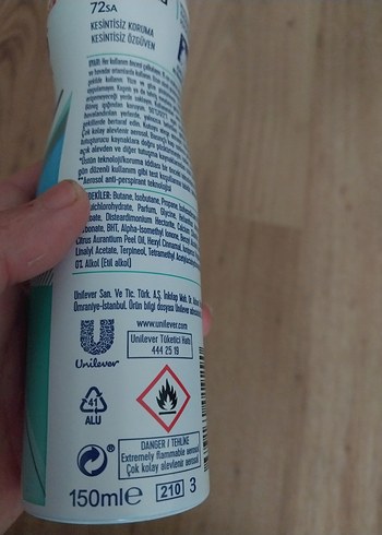 Rexona Shower Fresh Kadın Deodorant 150 ml - Görsel 4