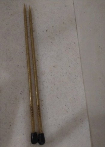 Parlak Bej örgü şişi 8 numara - Görsel 5