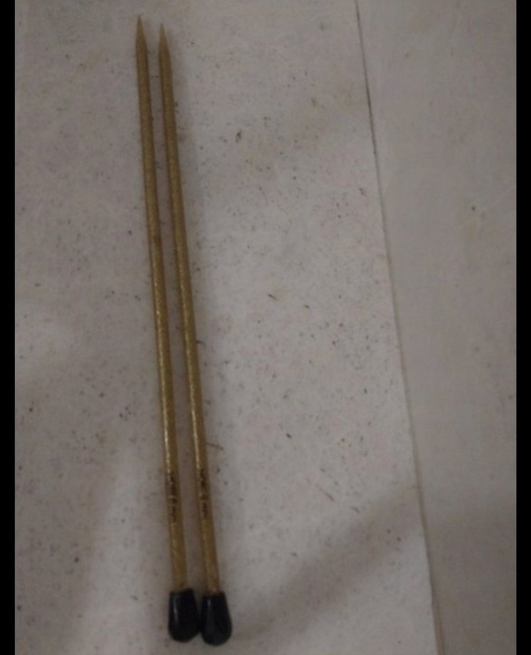 Parlak Bej örgü şişi 8 numara - Görsel 5