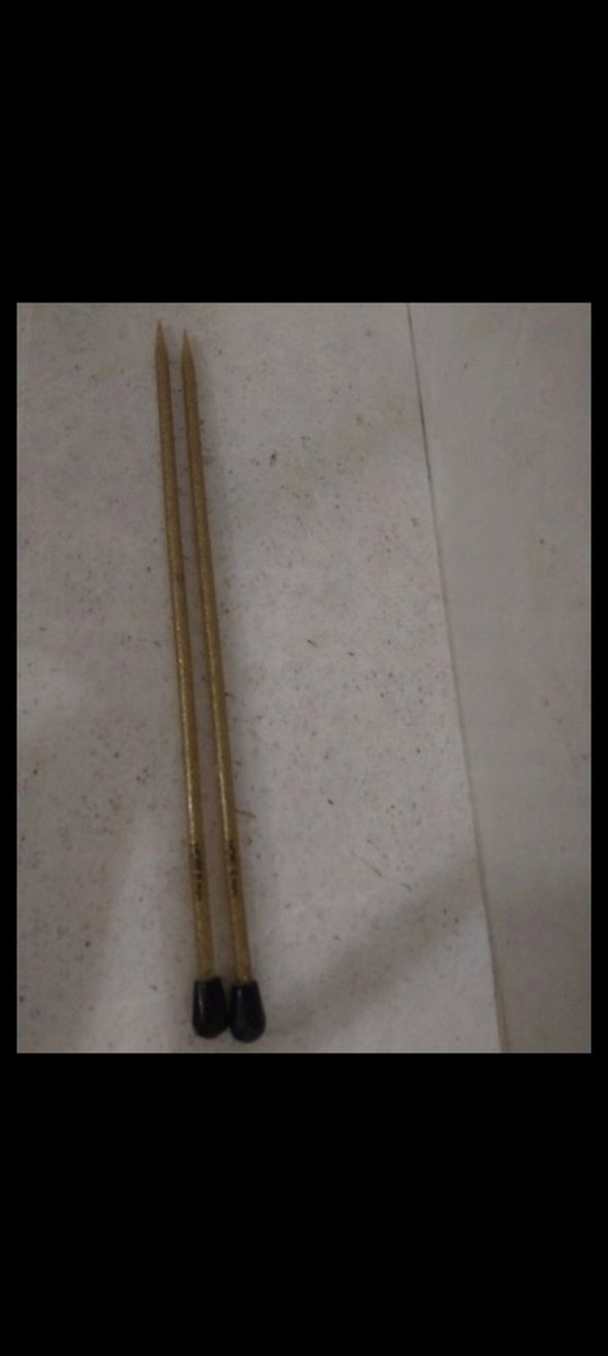 Parlak Bej örgü şişi 8 numara - Görsel 2