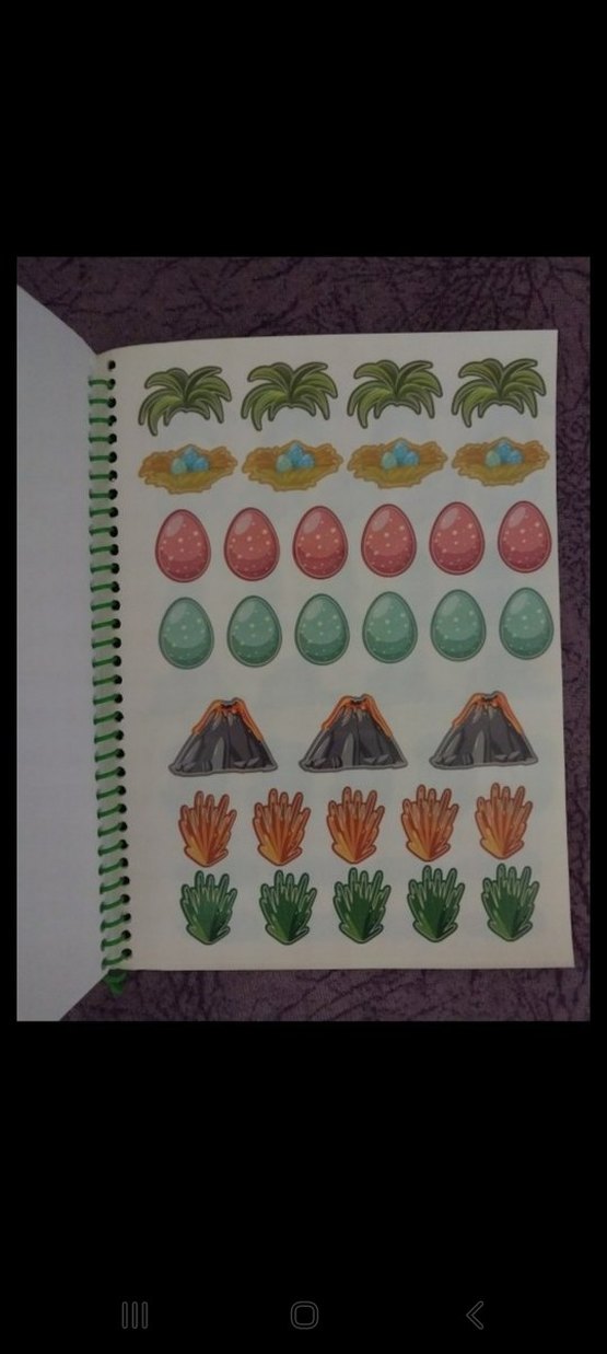 3+ Yaş Boyama ve Çıkartma Kitabım - Dinozor - Görsel 3