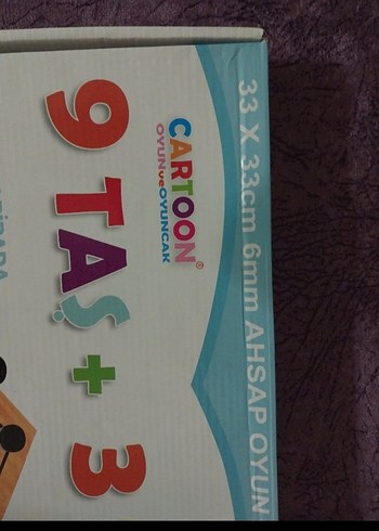 Ahşap 9 Taş + 3 Taş Zeka Oyunu sadece 1 kez kullanildi - Görsel 4