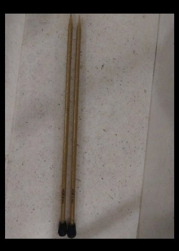 Parlak simli örgü şişi 8 numara sifir urun - Görsel 2