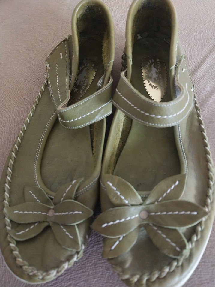 Kadın Haki Süet Dolgu Topuklu Ayakkabı 38 numara - Görsel 2