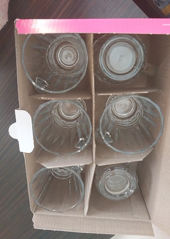 6'lı Kulplu Cam Bardak Seti sifirurun lav - Görsel 4