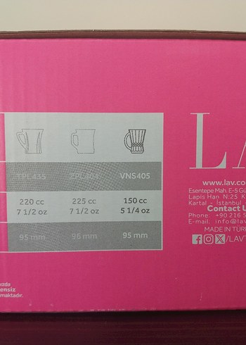 6'lı Kulplu Cam Bardak Seti sifirurun lav - Görsel 6