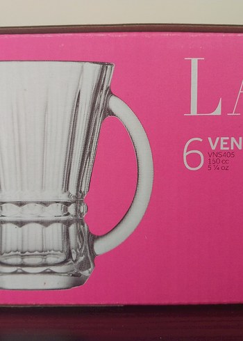 6'lı Kulplu Cam Bardak Seti sifirurun lav - Görsel 5