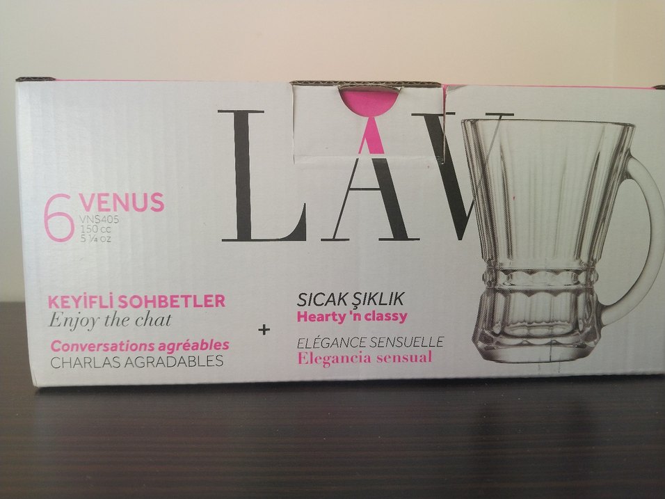 6'lı Kulplu Cam Bardak Seti sifirurun lav - Görsel 3